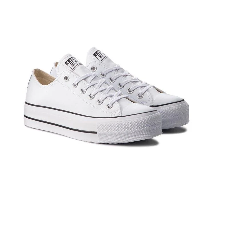 Baskets Platform Leather Ox - Blanc - Image 7