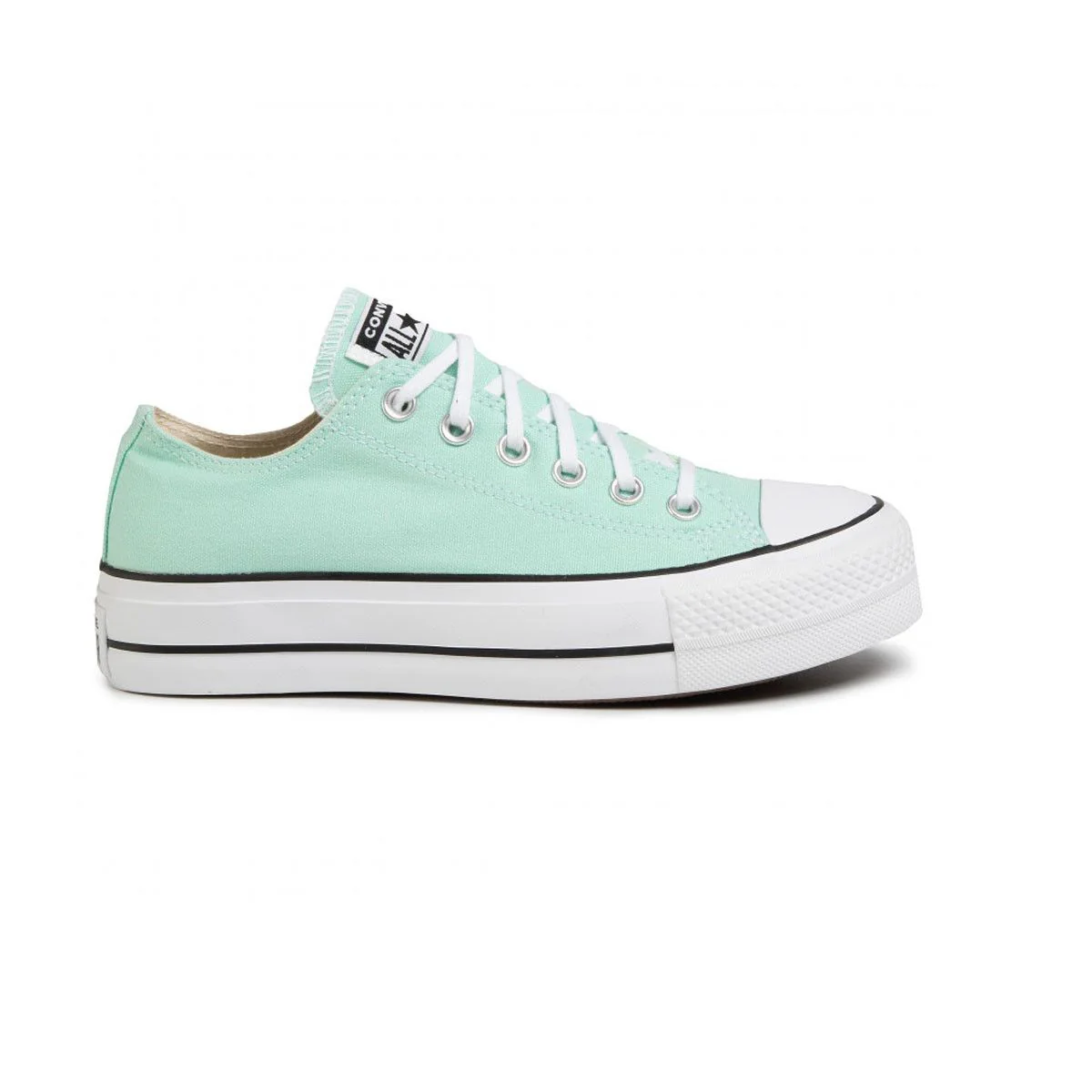 Baskets Converse Chuck Taylor All Star Seasonal Colour Platform Low Top - Vert - Image 4