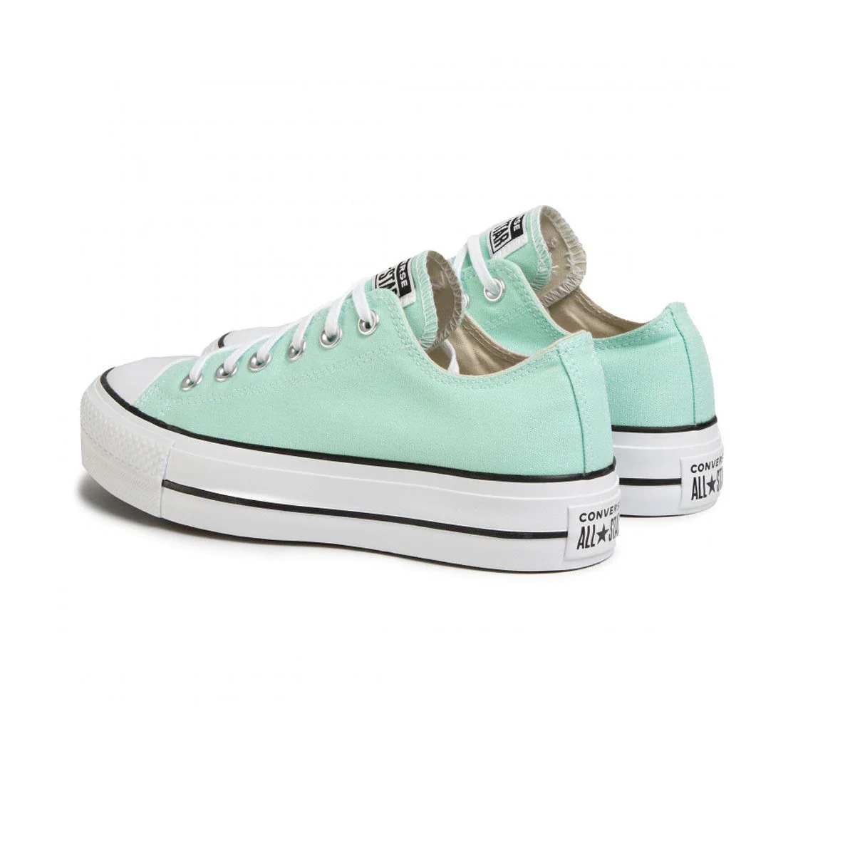 Baskets Converse Chuck Taylor All Star Seasonal Colour Platform Low Top - Vert - Image 6