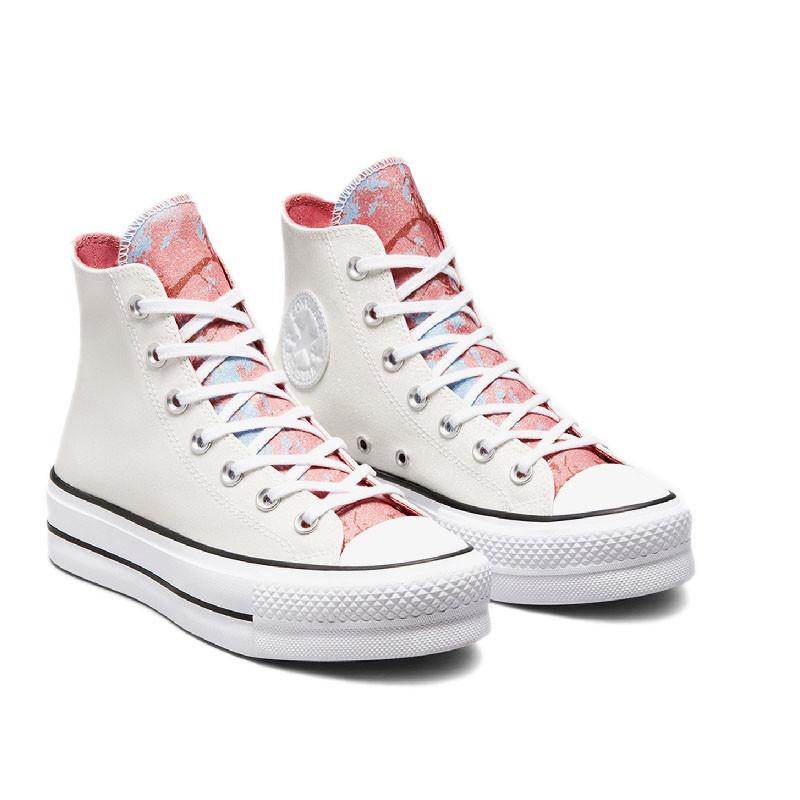 Baskets Converse All Star Platform Glitter - Blanc - Image 2