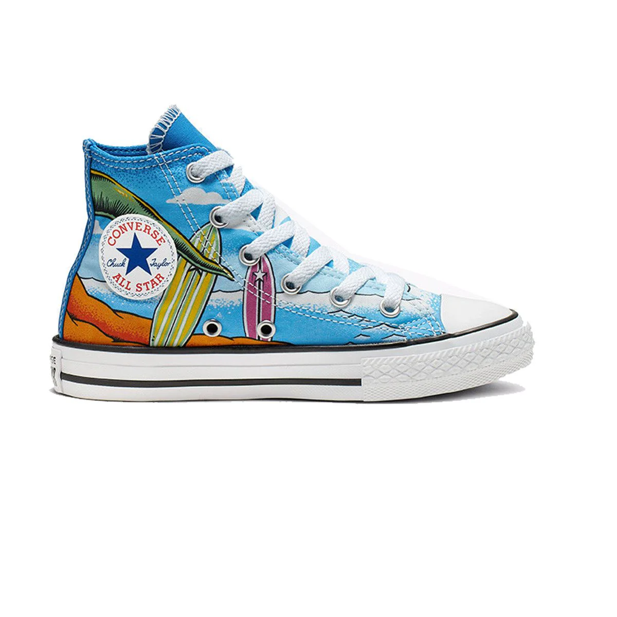 Baskets Converse Canvas Hi Enf - Bleu - Image 2