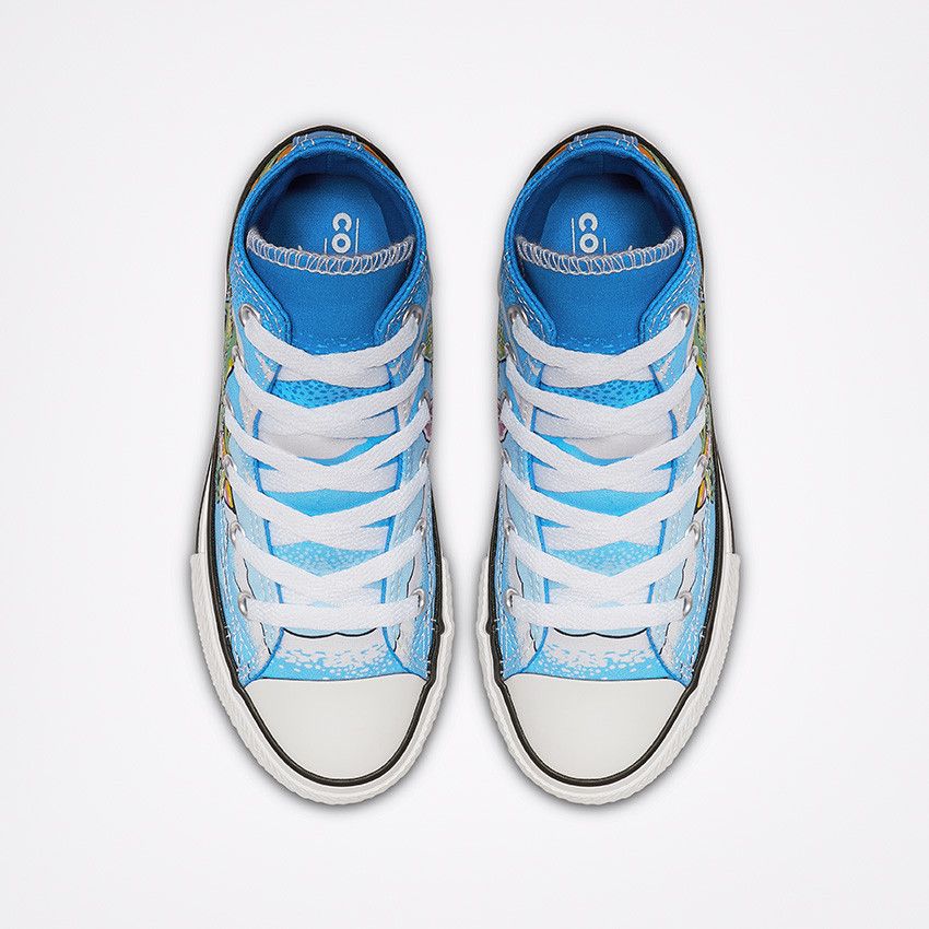 Baskets Converse Canvas Hi Enf - Bleu - Image 4