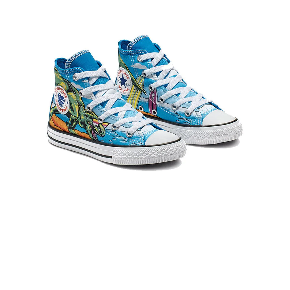 Baskets Converse Canvas Hi Enf - Bleu - Image 5