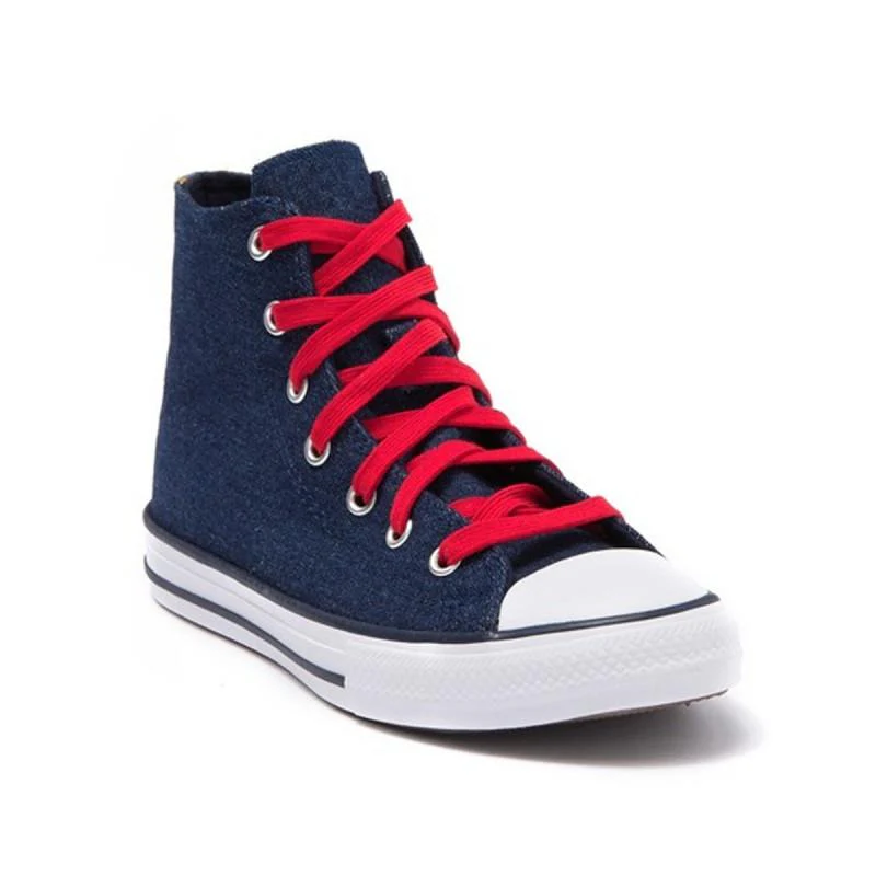 Baskets Converse Chuck Taylor All Star Canvas Ox Junior - Bleu - Image 3