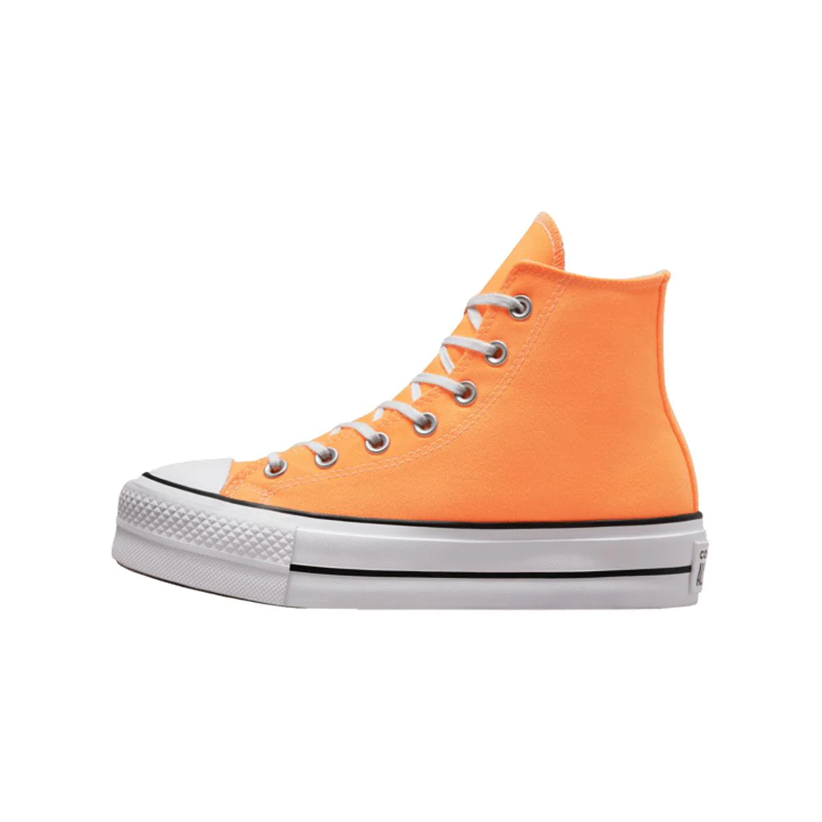 Baskets Platforme Canvas Hi - Orange - Image 3