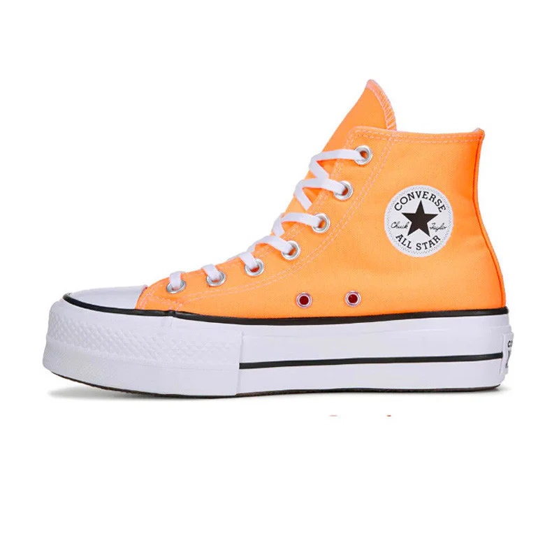 Baskets Platforme Canvas Hi - Orange - Image 4
