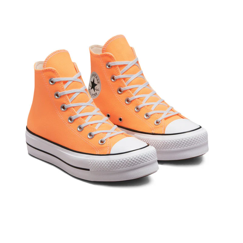 Baskets Platforme Canvas Hi - Orange - Image 5