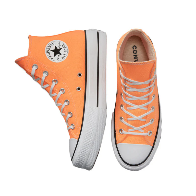 Baskets Platforme Canvas Hi - Orange - Image 6