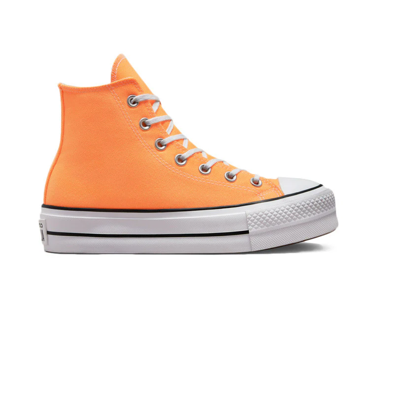 Baskets Platforme Canvas Hi - Orange - Image 8