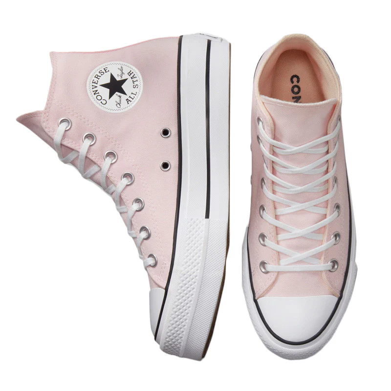 Baskets Platforme Canvas Hi - Rose - Image 5