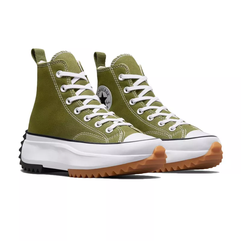 Baskets Run Star Hike Hi - Kaki - Image 2
