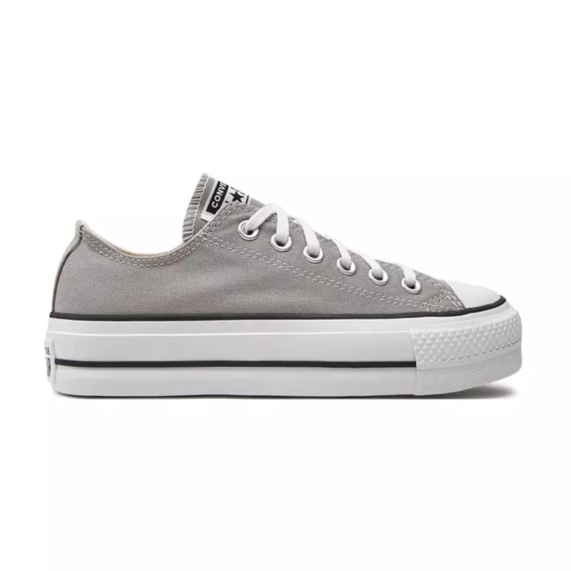 Baskets Platforme Canvas Hi - Gris - Image 3