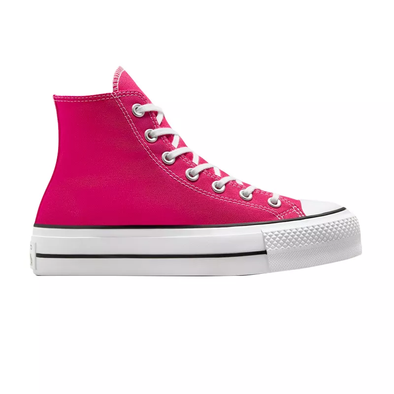 Baskets Platforme Canvas Hi - Rose/Blanc - Image 3