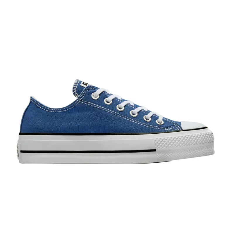 Baskets Platforme Canvas Hi - Bleu Et Blanc - Image 3