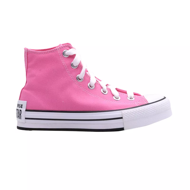 Baskets Platforme Canvas Hi - Rose/Blanc - Image 2