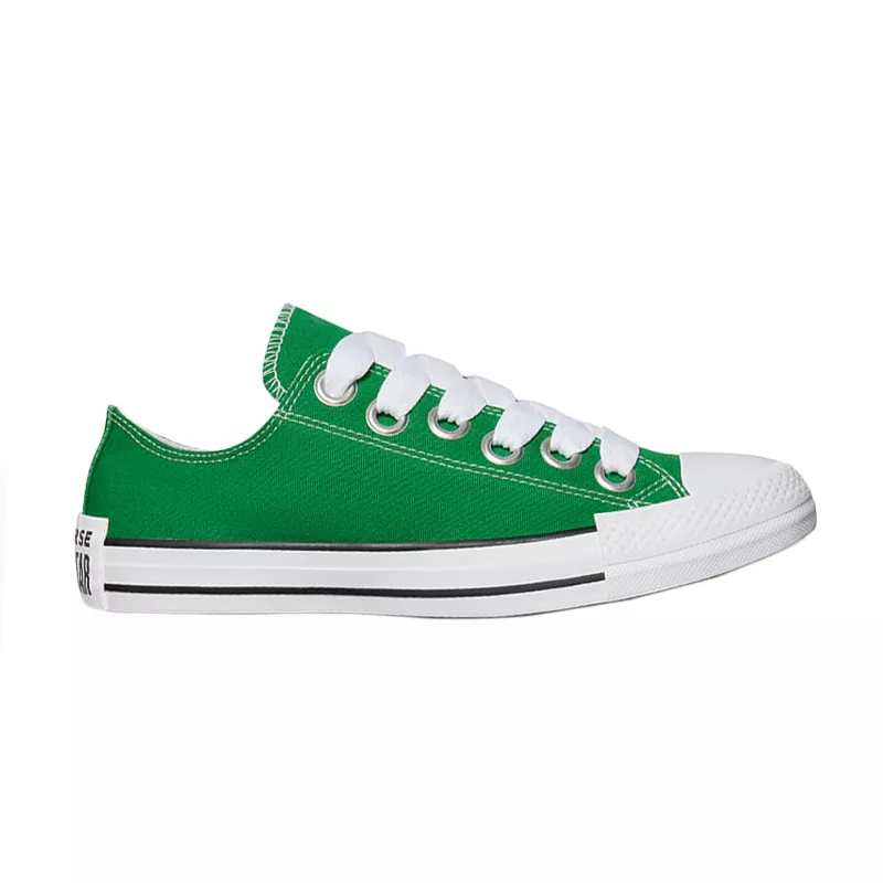 Baskets Converse All Star Canvas Hi - Vert/Blanc - Image 3