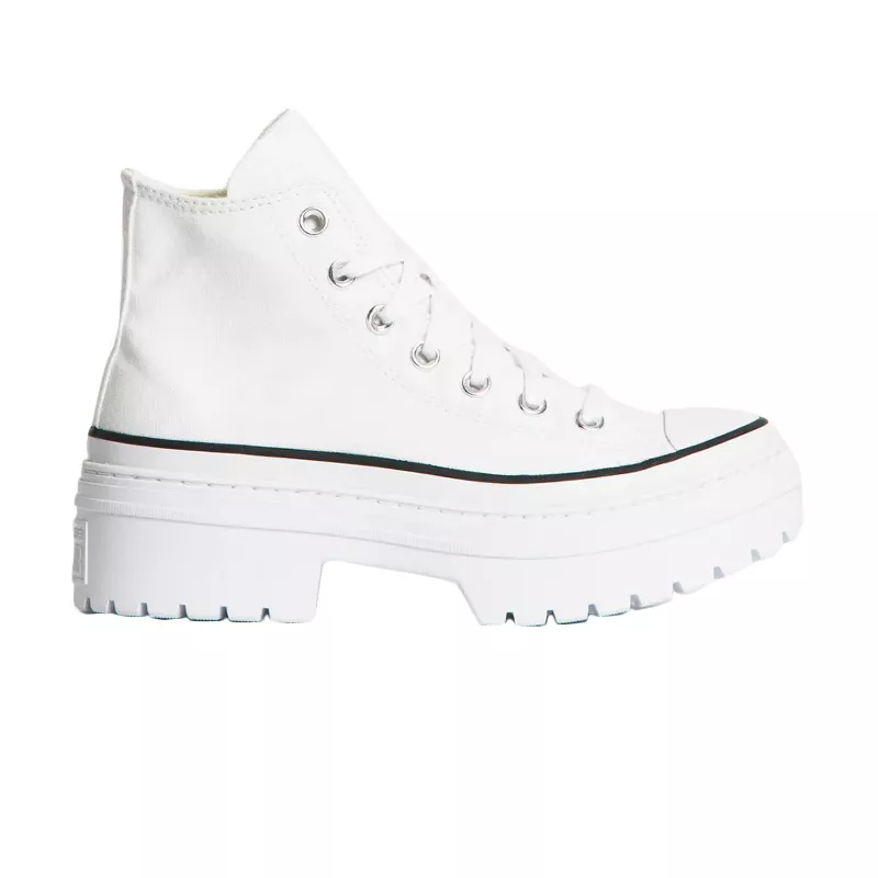 Baskets All Star Lugged Heel Plateforme - Blanc/Noir - Image 3