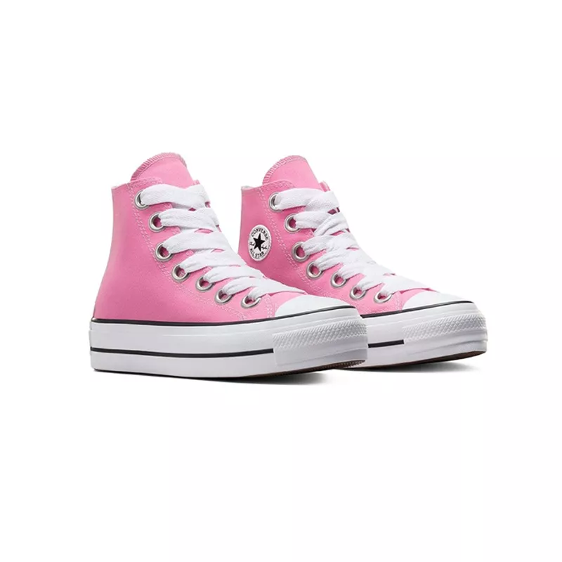 Baskets Converse Hi All Star Lift - Rose/Blanc - Image 2