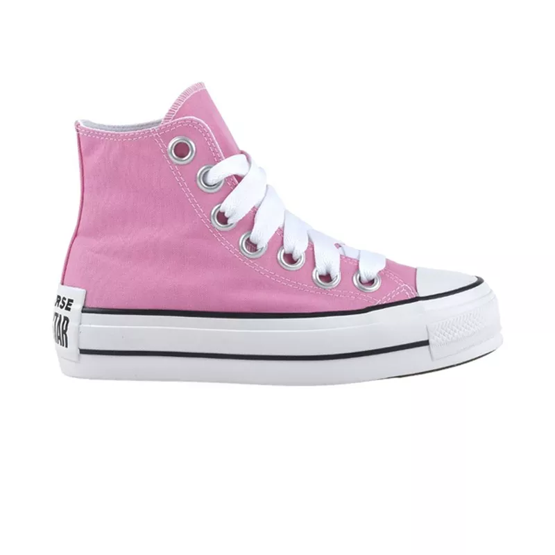 Baskets Converse Hi All Star Lift - Rose/Blanc - Image 3