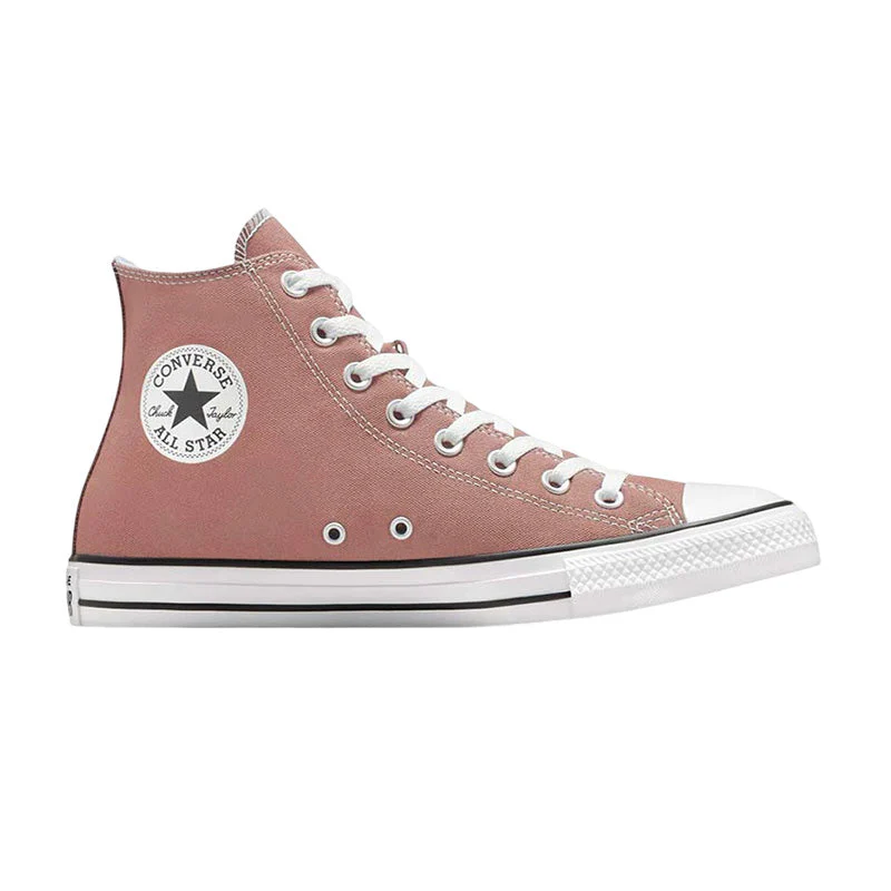 Baskets Femme Converse All Star Canvas Hi - Rose, Chocolat - Image 2