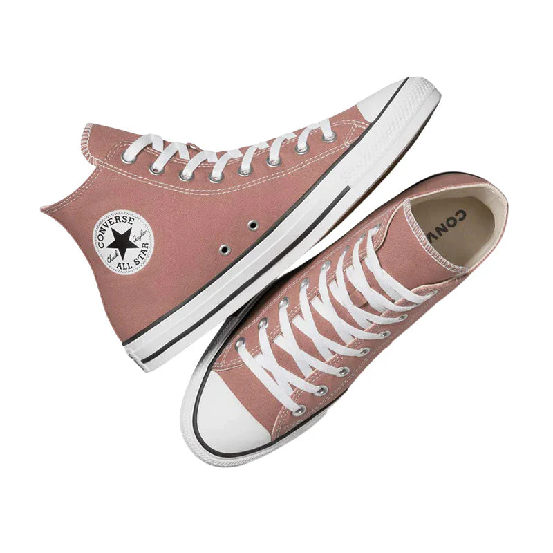 Baskets Femme Converse All Star Canvas Hi - Rose, Chocolat - Image 3