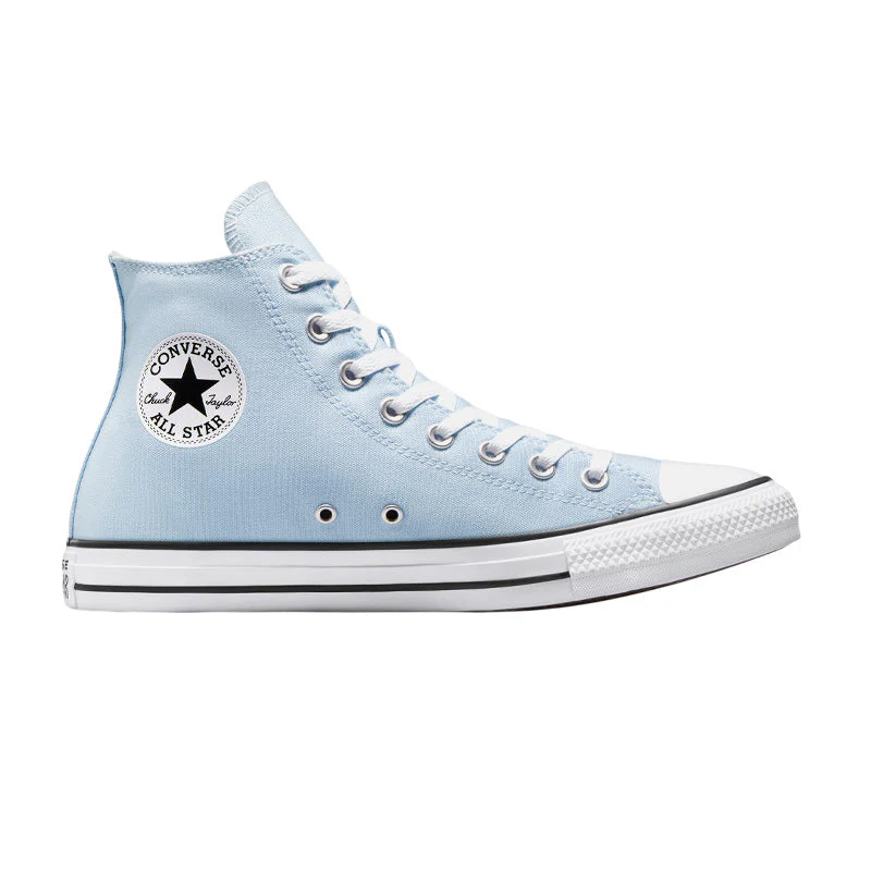 Baskets Femme Converse All Star Canvas Hi - Bleu Ciel, Blanc - Image 2
