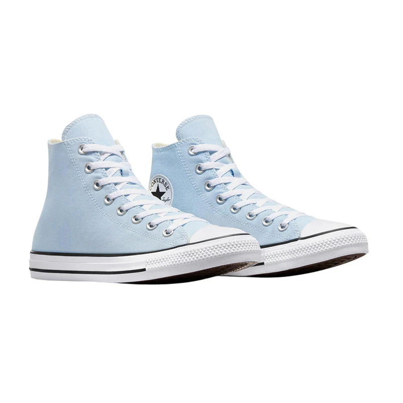 Baskets Femme Converse All Star Canvas Hi - Bleu Ciel, Blanc - Image 3
