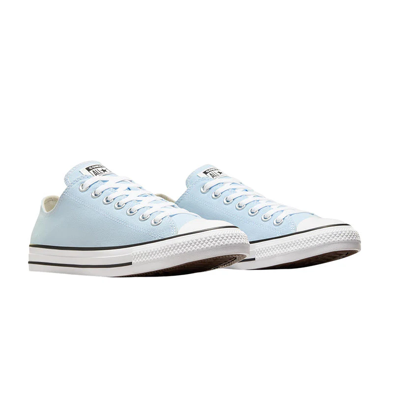 Baskets Femme Converse All Star Canvas Ox - Bleu Ciel, Blanc - Image 3