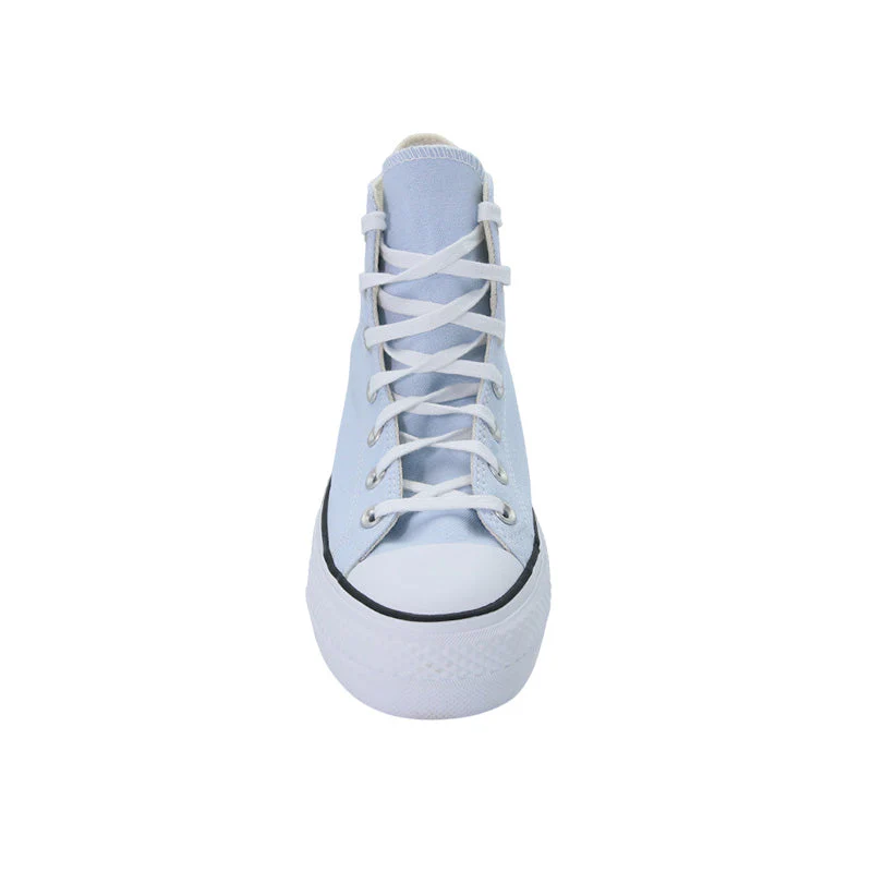 Baskets Femme Converse Hi All Star Lift - Bleu Ciel, Blanc, Noir - Image 3