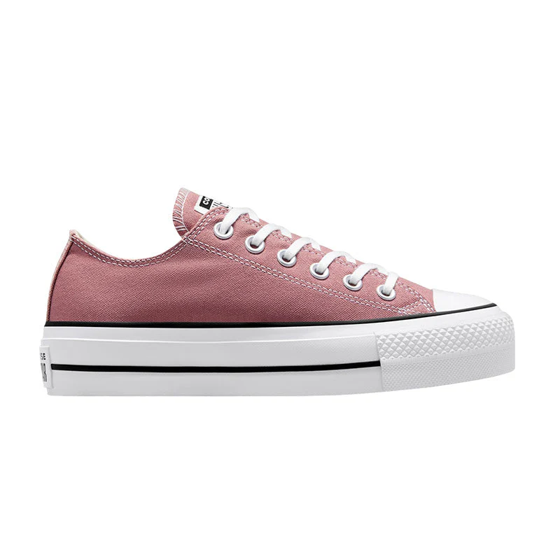 Baskets Femme Converse Hi All Star Lift - Rose, Bordeaux - Image 2