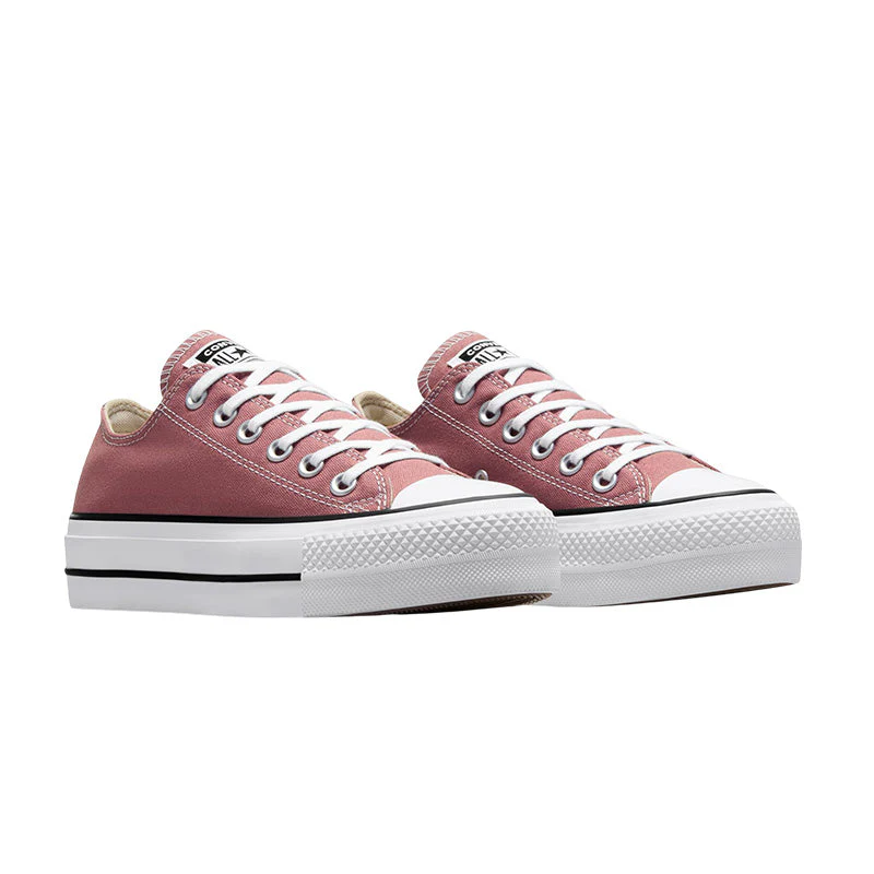 Baskets Femme Converse Hi All Star Lift - Rose, Bordeaux - Image 3