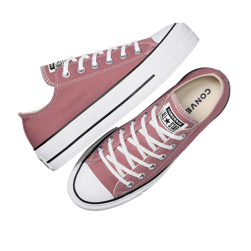 Baskets Femme Converse Hi All Star Lift - Rose, Bordeaux - Image 4