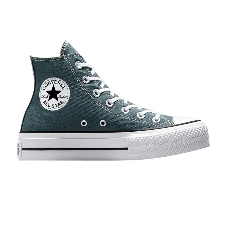 Baskets Femme Converse Hi All Star Lift - Vert Bouteille, Vert - Image 2