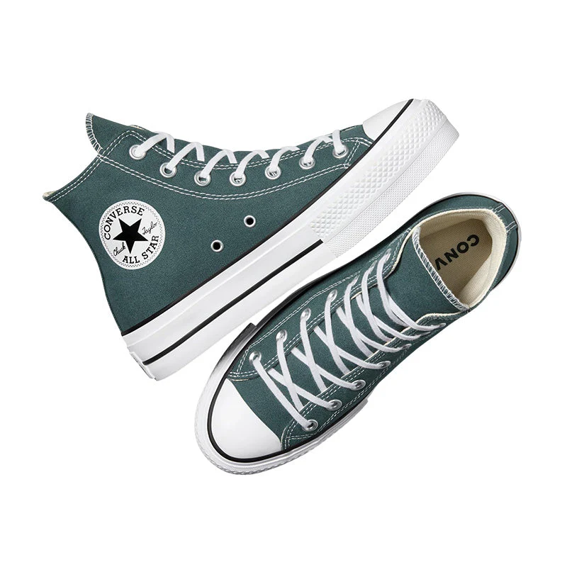 Baskets Femme Converse Hi All Star Lift - Vert Bouteille, Vert - Image 4