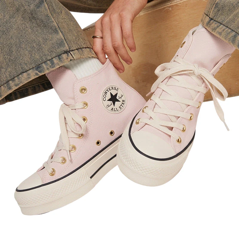 Baskets Femme Converse Hi All Star Lift - Rose Gold - Image 6