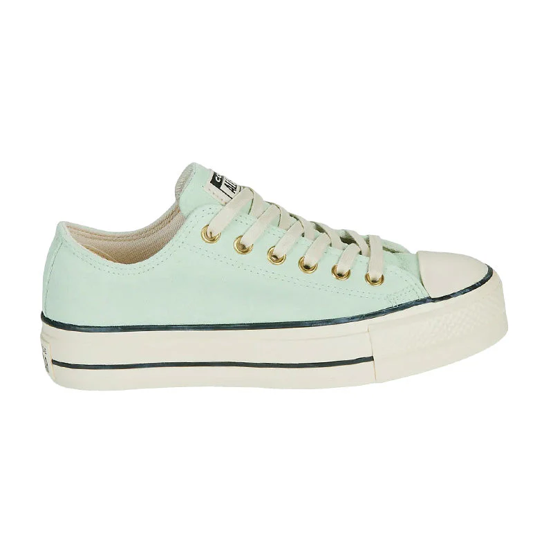 Baskets Femme Converse Ox All Star Lift - Vert Clair - Image 2