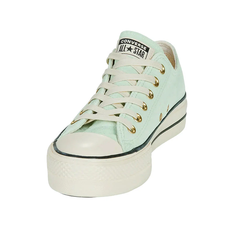 Baskets Femme Converse Ox All Star Lift - Vert Clair - Image 3