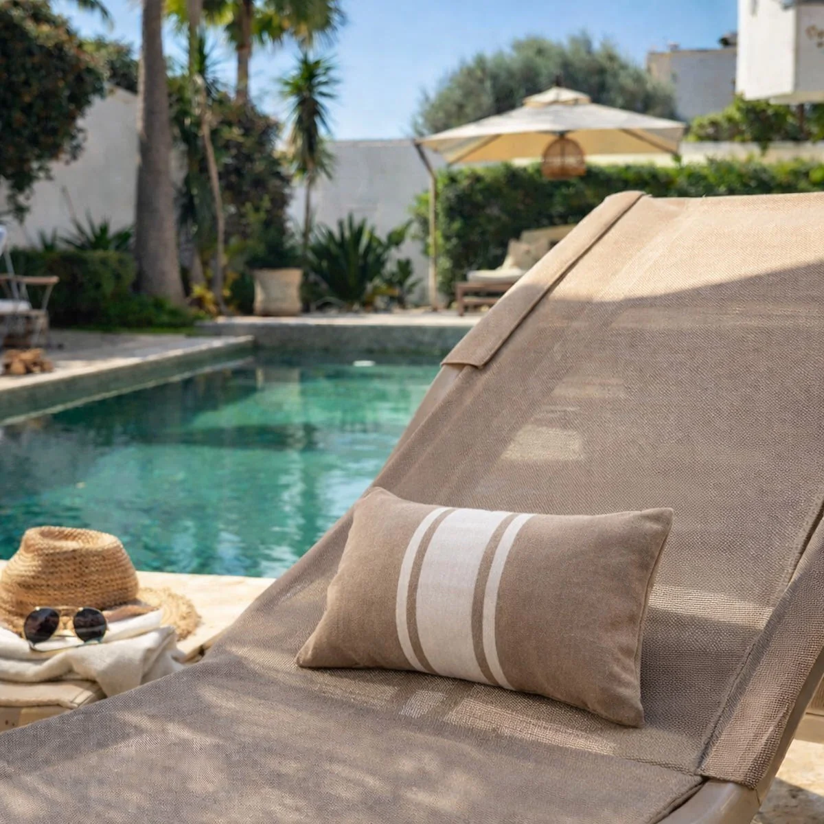 Coussin De Plage - Coton - Beige - St Tropez - Image 3