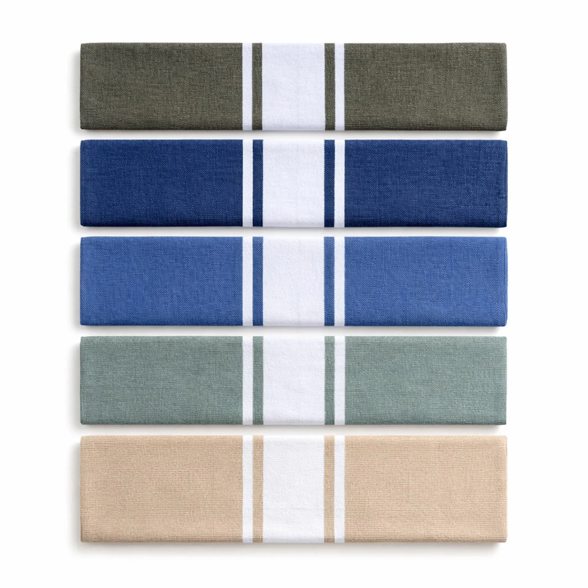 Coussin De Plage - Coton - Vert Kaki - St Tropez - Image 6
