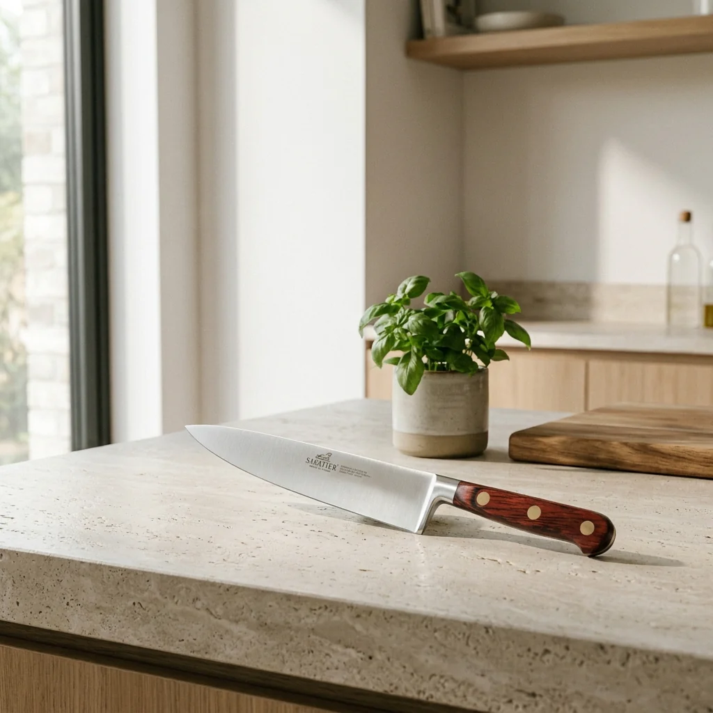 Couteau Chef 100% Forgé Ideal Saveur - Bois - Image 2