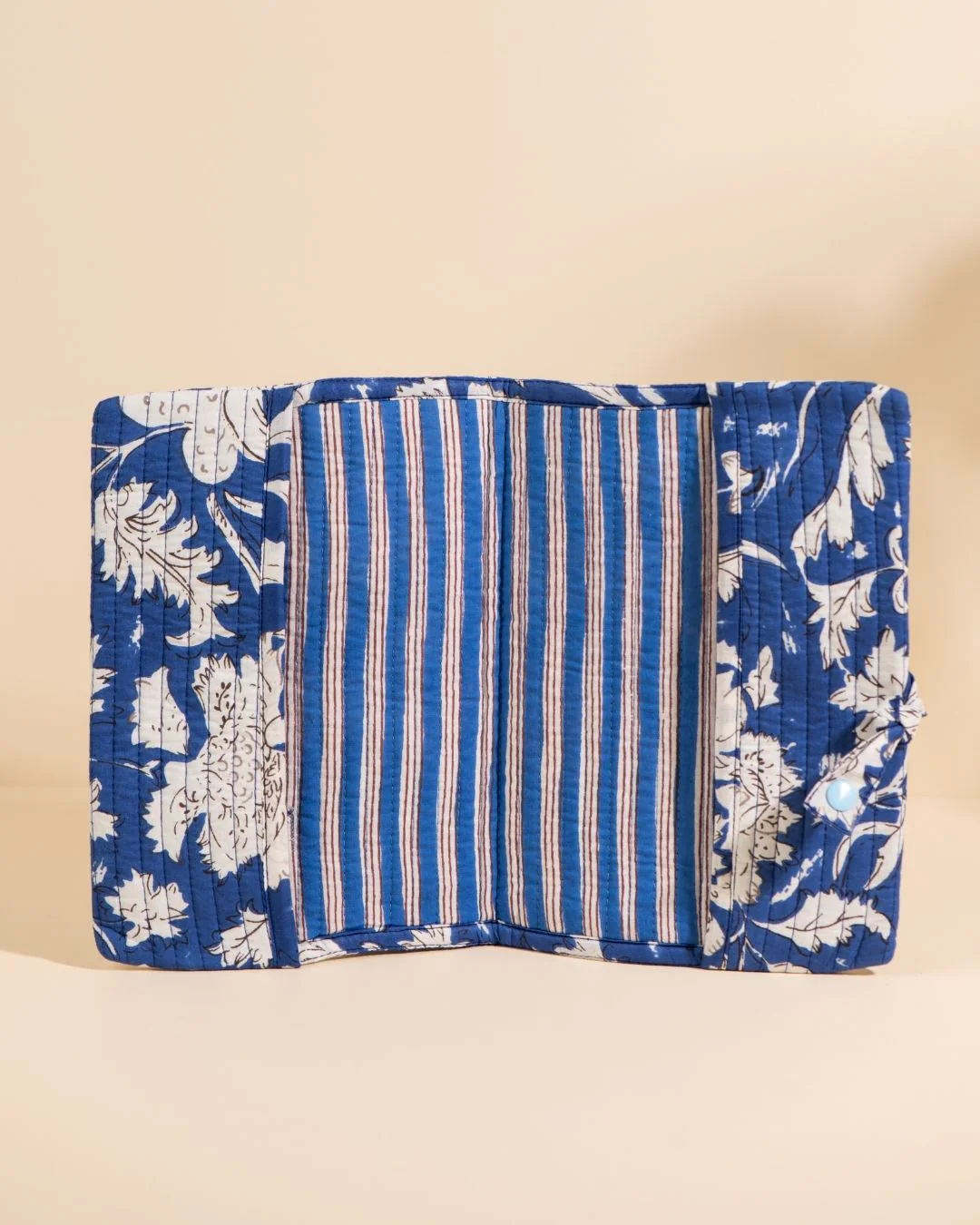 Couverture De Carnet Noi - Bleu Imperial Floral - Image 2