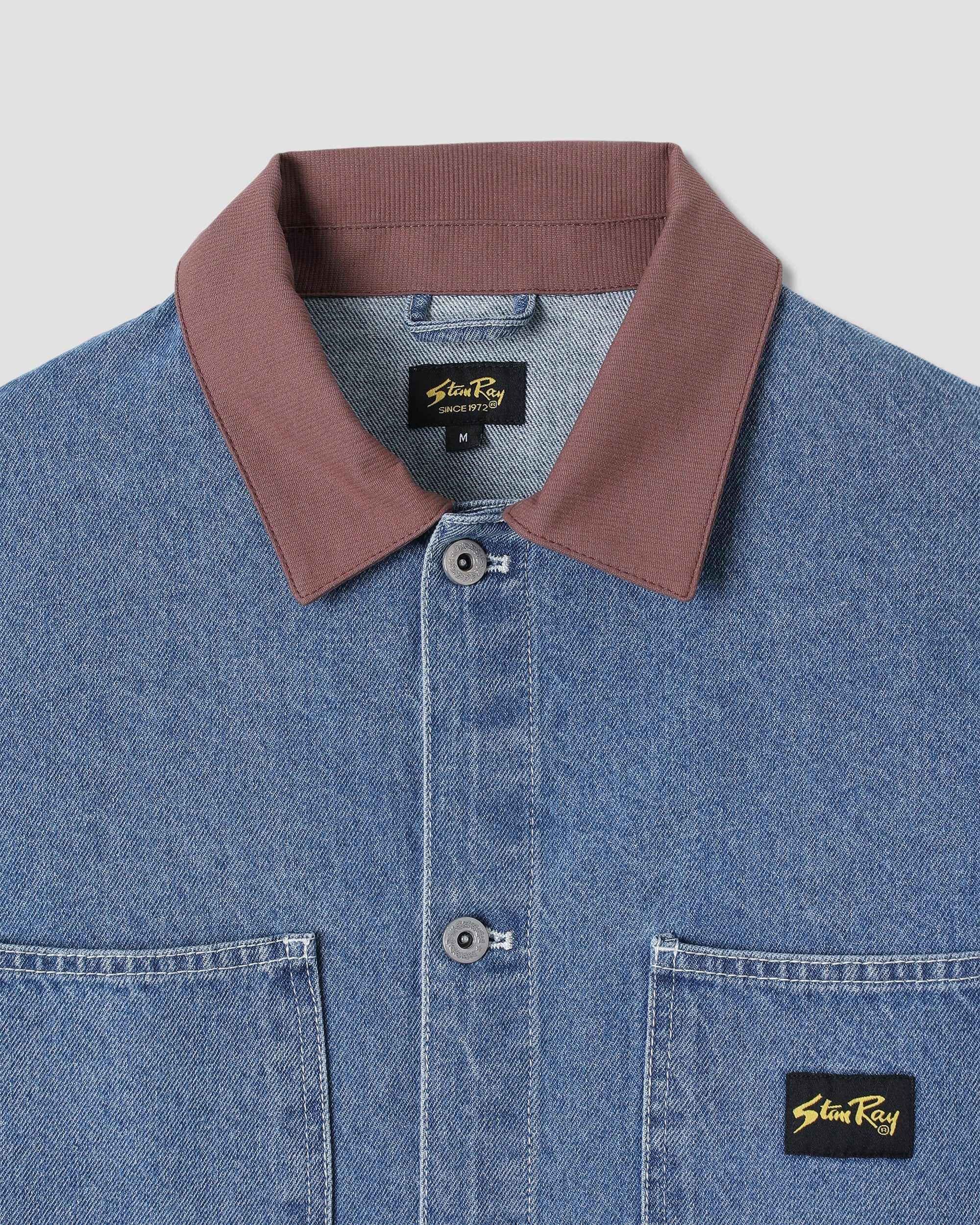 Coverall Jacket - 70s Stone Denim - Image 4
