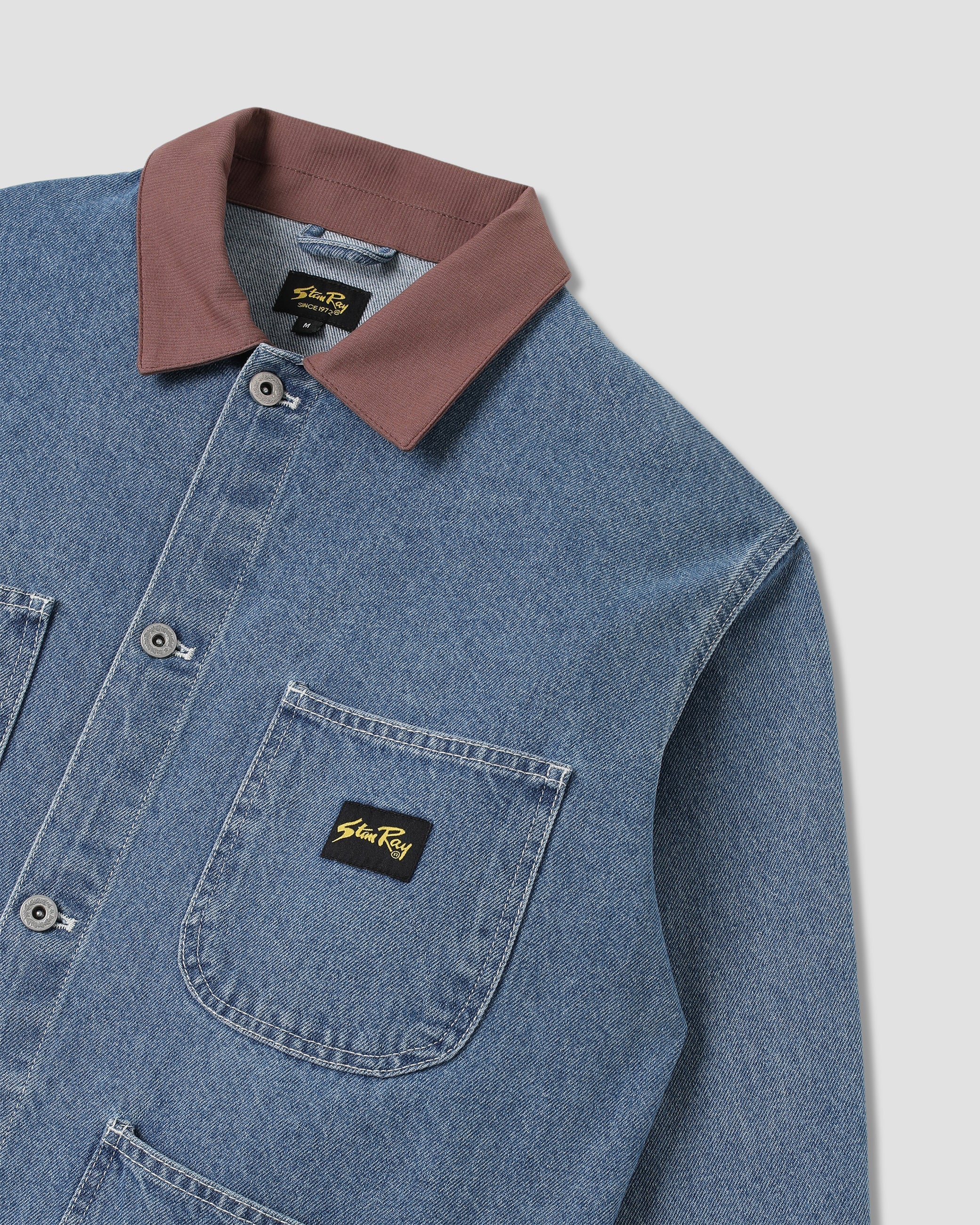 Coverall Jacket - 70s Stone Denim - Image 5