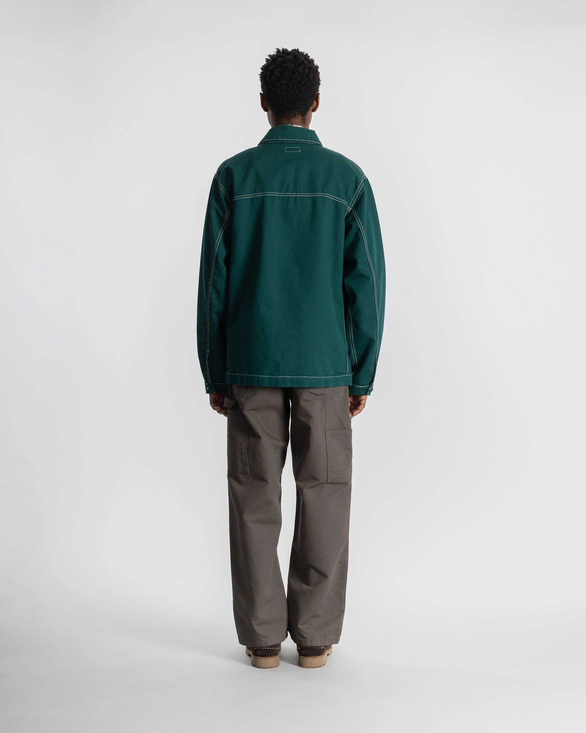 Coverall Jacket - Botanical Green Bedford - Image 7