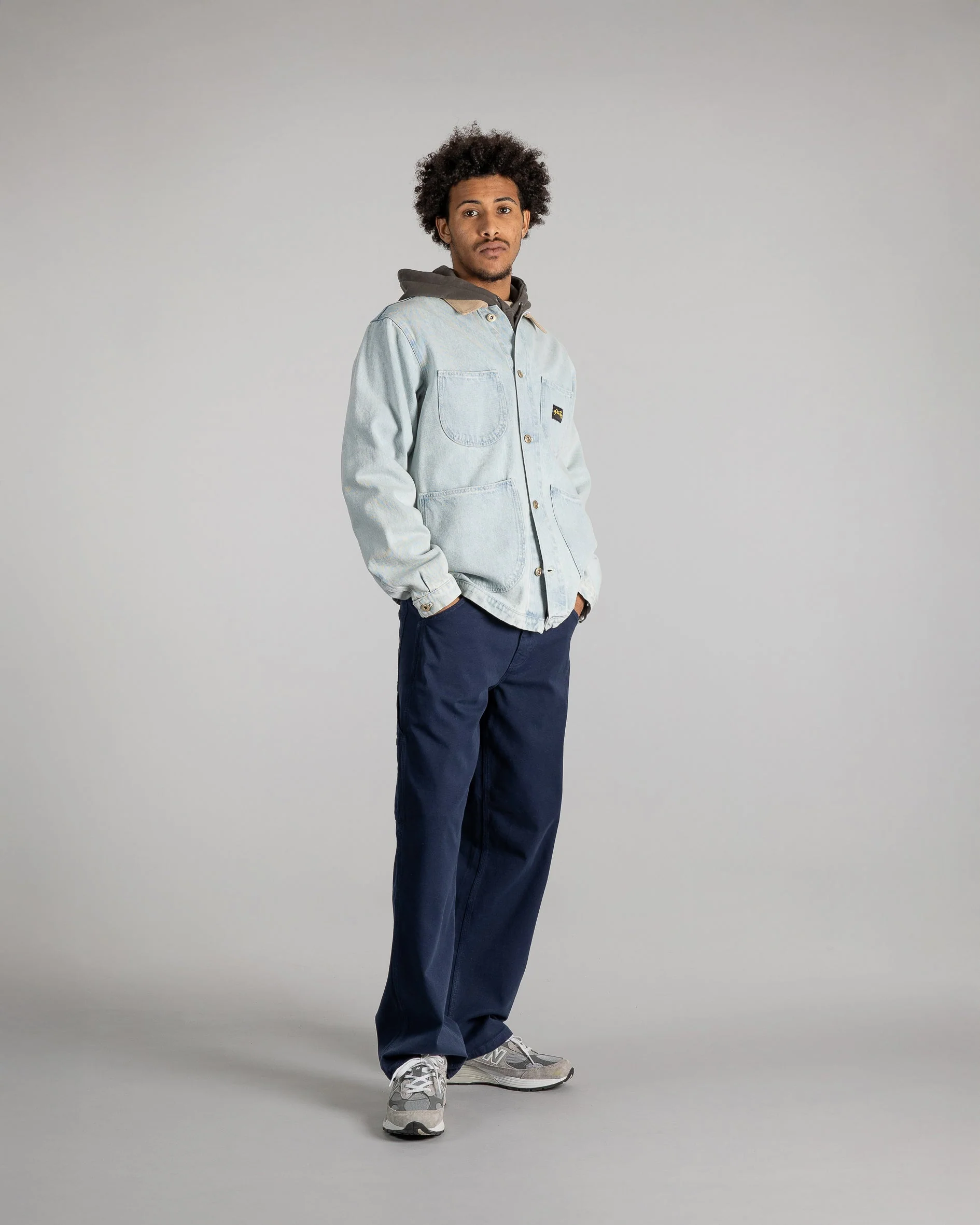 Coverall Jacket - Lite Blue Denim - Image 2