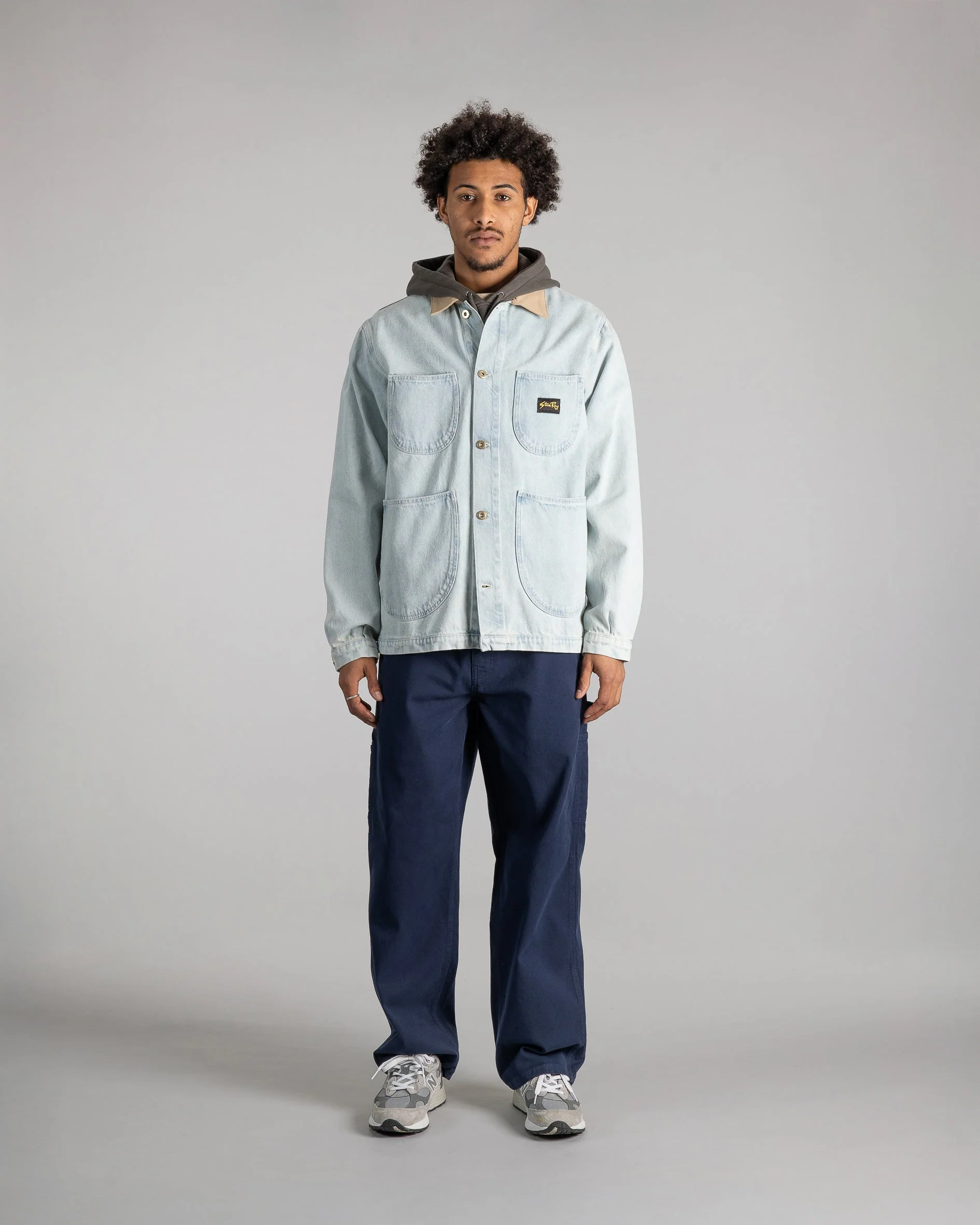 Coverall Jacket - Lite Blue Denim - Image 7