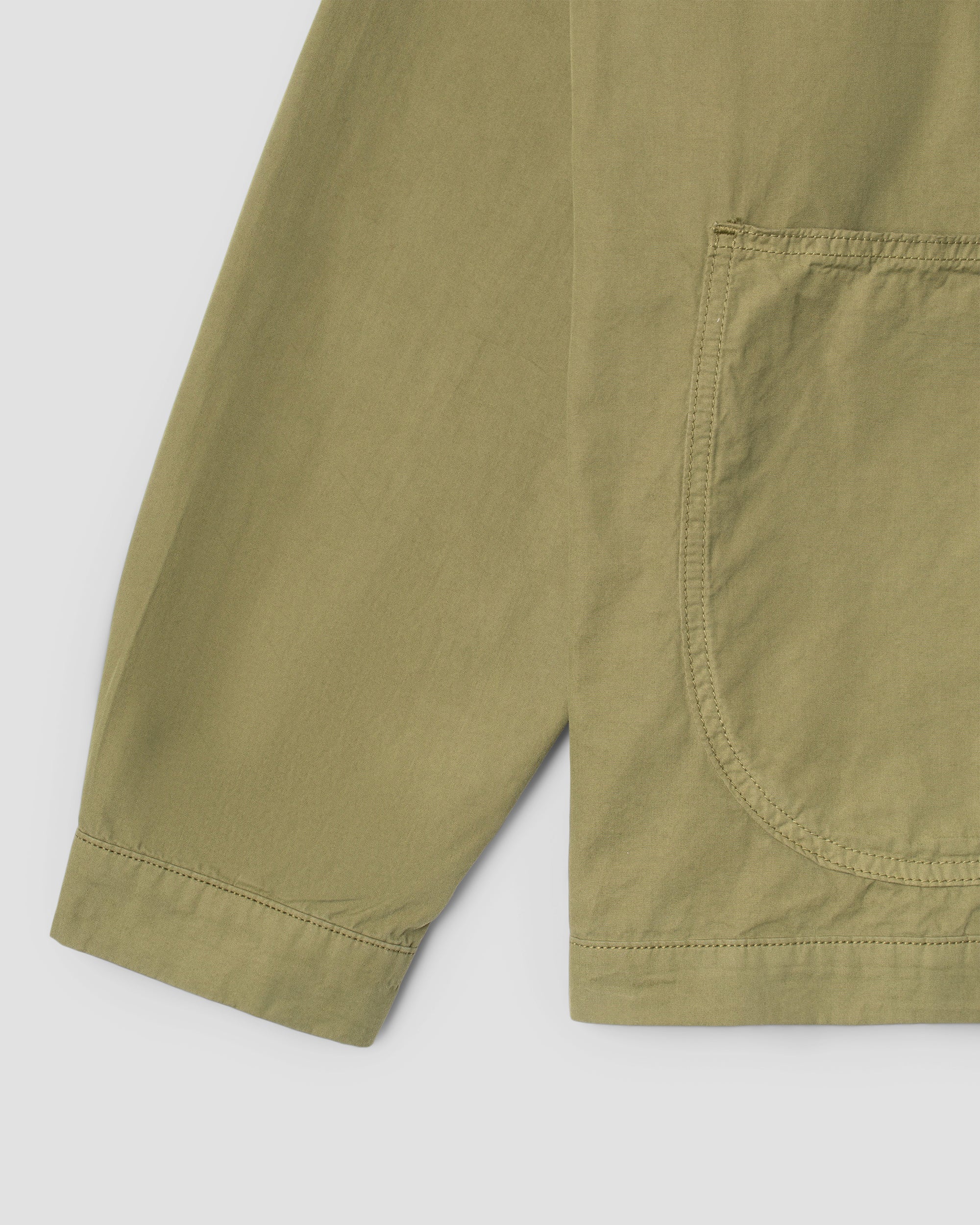 Coverall Jacket - Olive Poplin - Image 5
