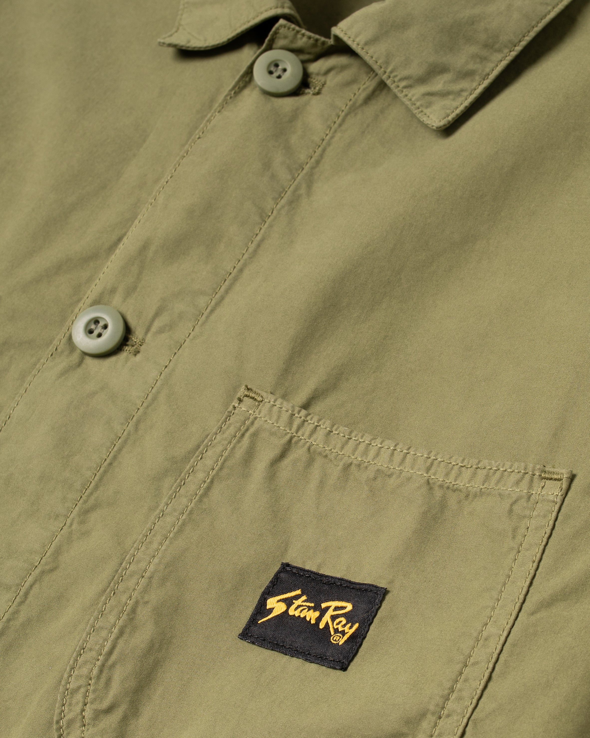 Coverall Jacket - Olive Poplin - Image 7