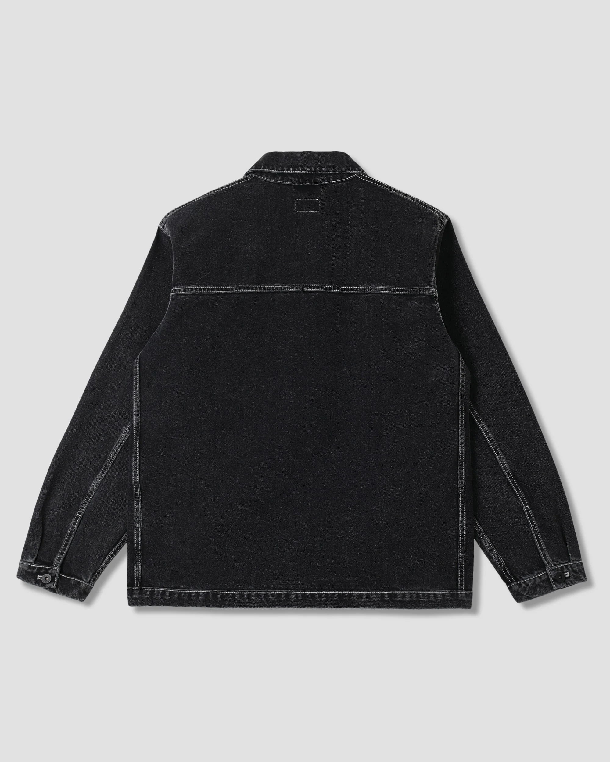 Coverall Jacket - Stonewashed Black Denim - Image 3