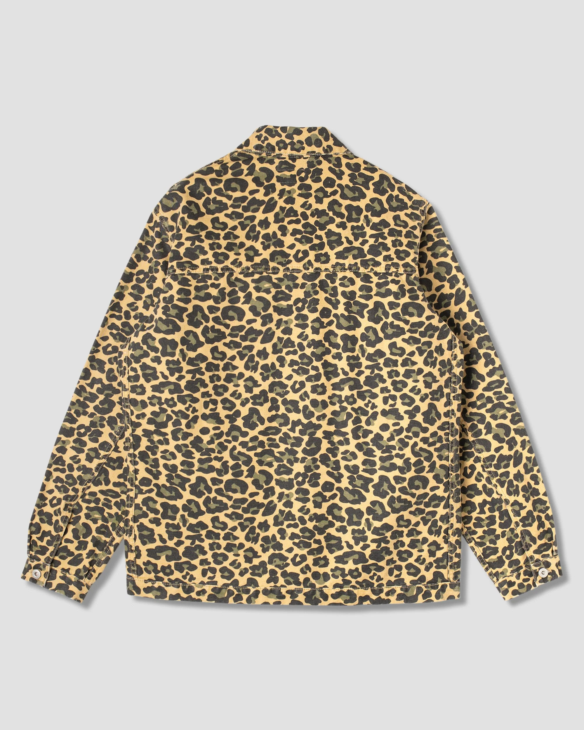 Coverall Jacket - Washed Leopard Camo Duck - Image 2